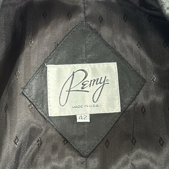Remy Lamb Leather Blazer Men Size 42 - Picture 7 of 13